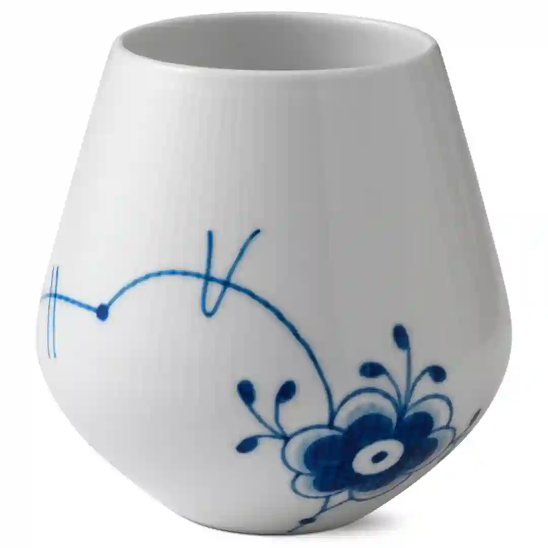 Vase Blå Mega Riflet