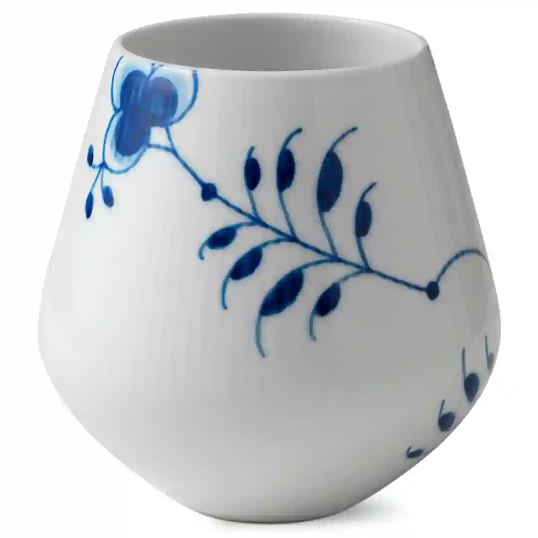 Vase Blå Mega Riflet