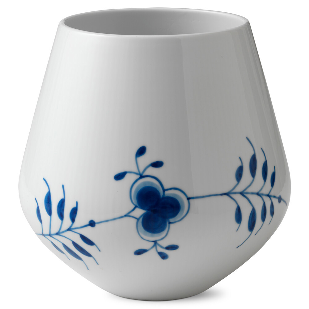 Vase Blå Mega Riflet