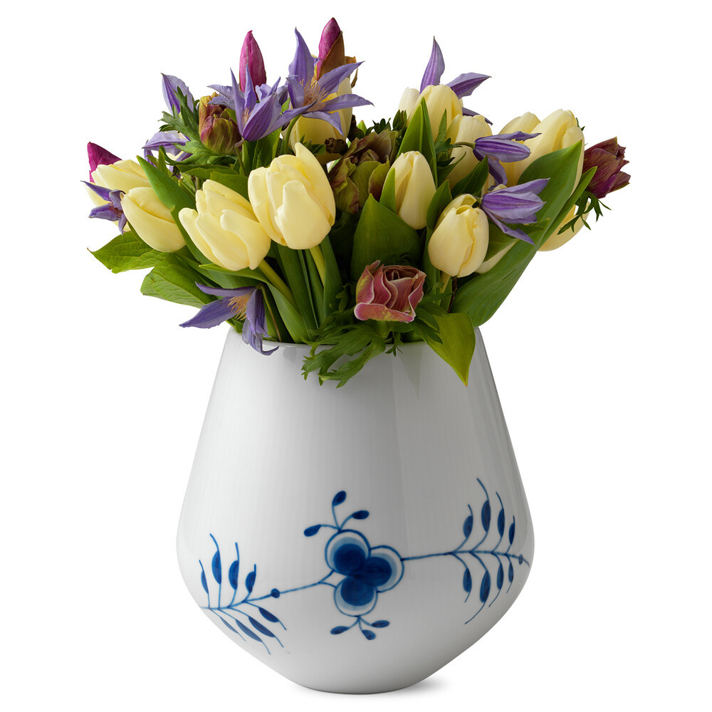 Vase Blå Mega Riflet