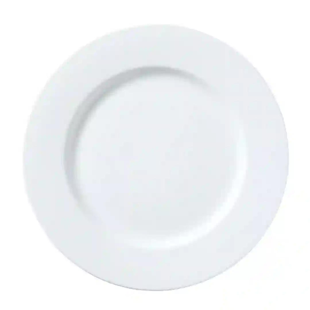 Tallerken Flad Classic White