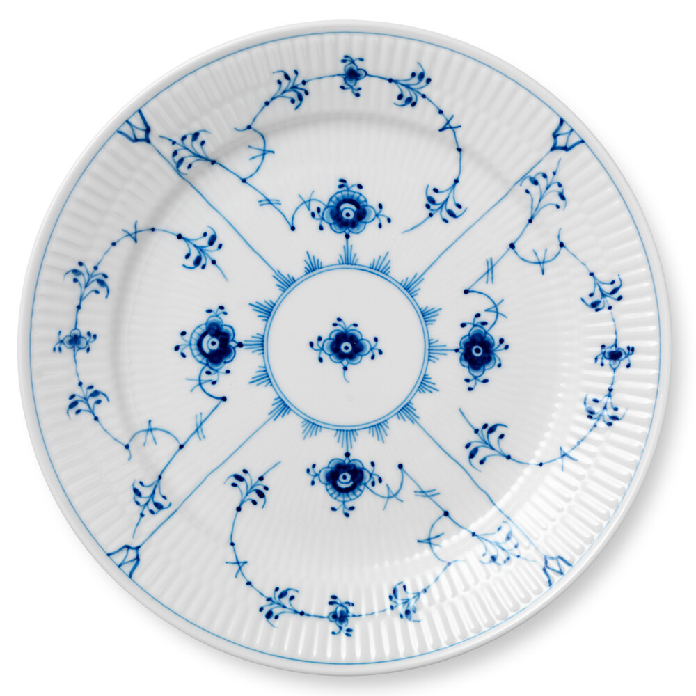 Tallerken Flad Musselmalet