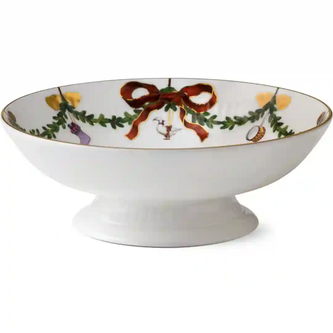 Skål På fod Stjerne Riflet Jul