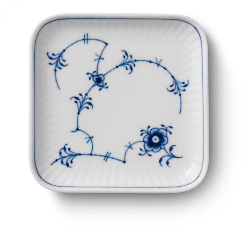 Tallerken Musselmalet Riflet