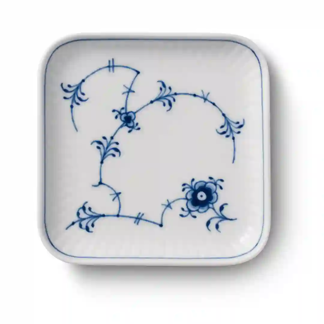 Tallerken Musselmalet Riflet