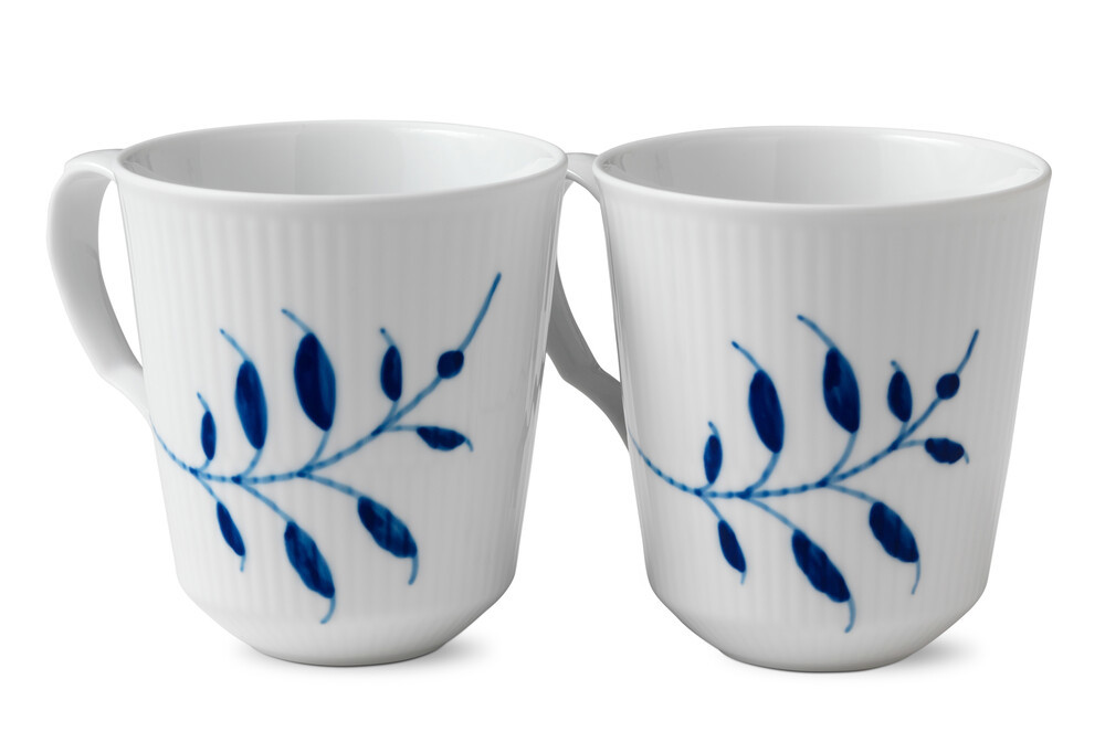 Krus Blå Mega Riflet 2-pak