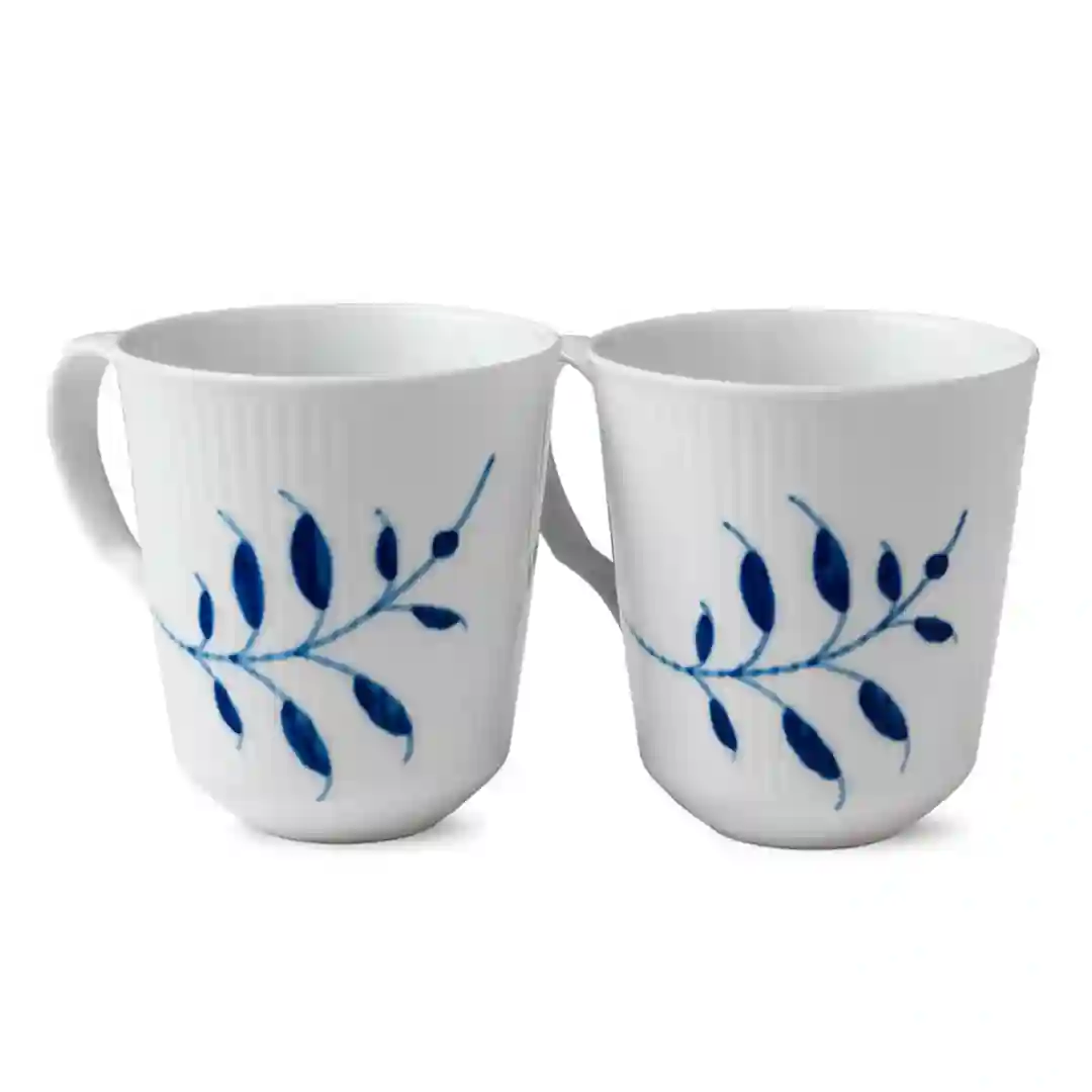 Krus Blå Mega Riflet 2-pak