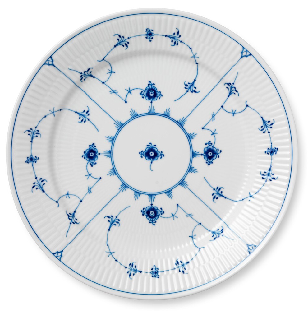 Tallerken Flad Musselmalet