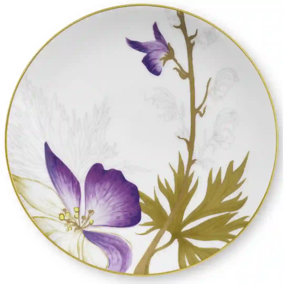 Tallerken Flad Flora