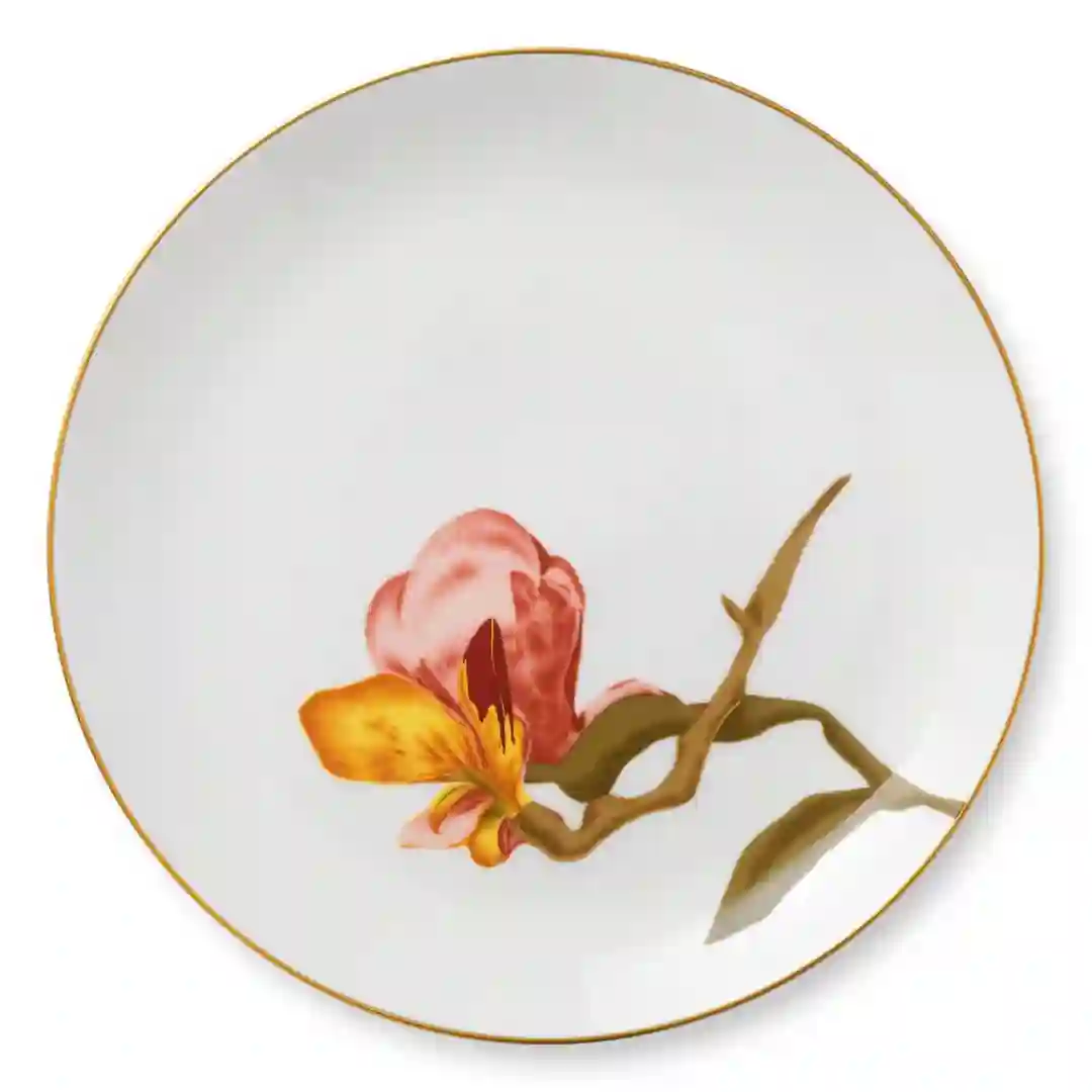 Tallerken Flad Flora