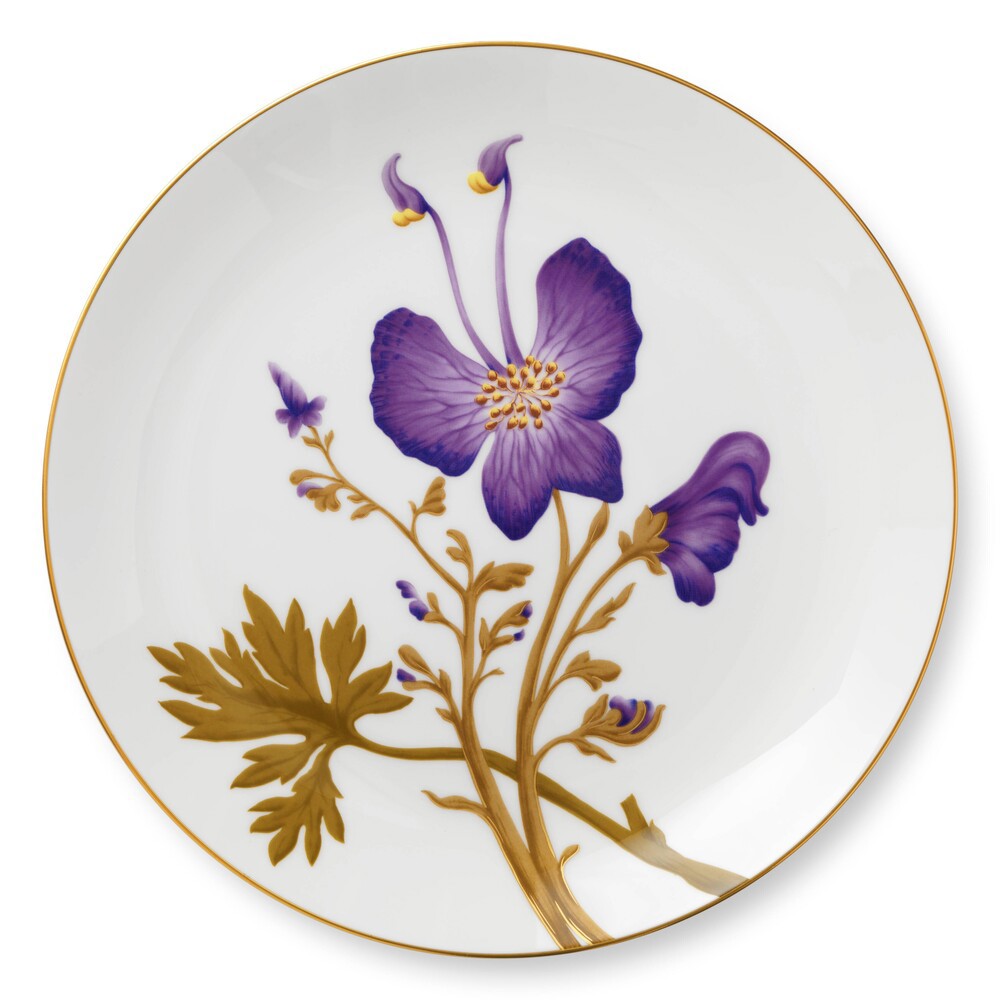 Tallerken Flad Flora