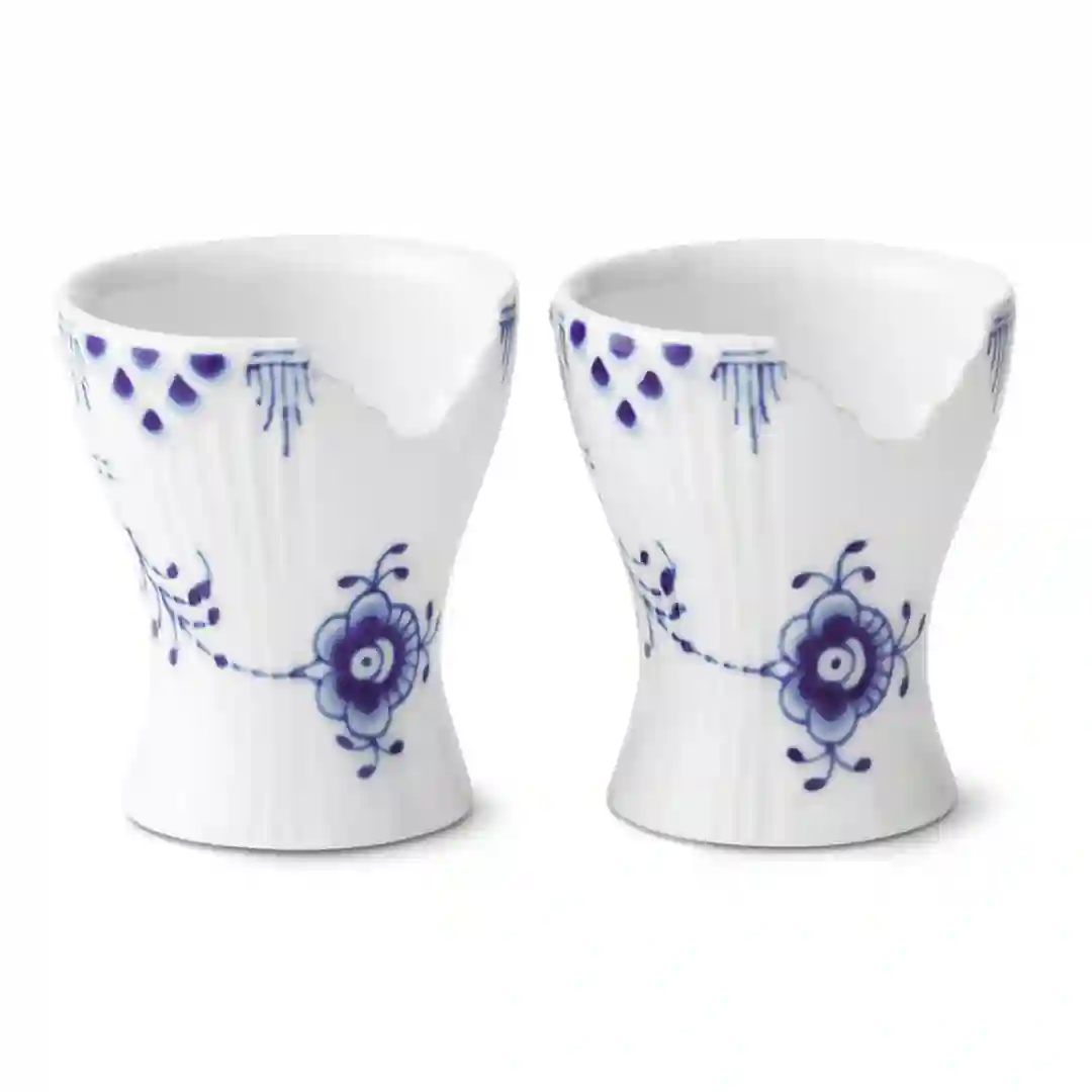 Æggebæger 2 stk. Blå Elements