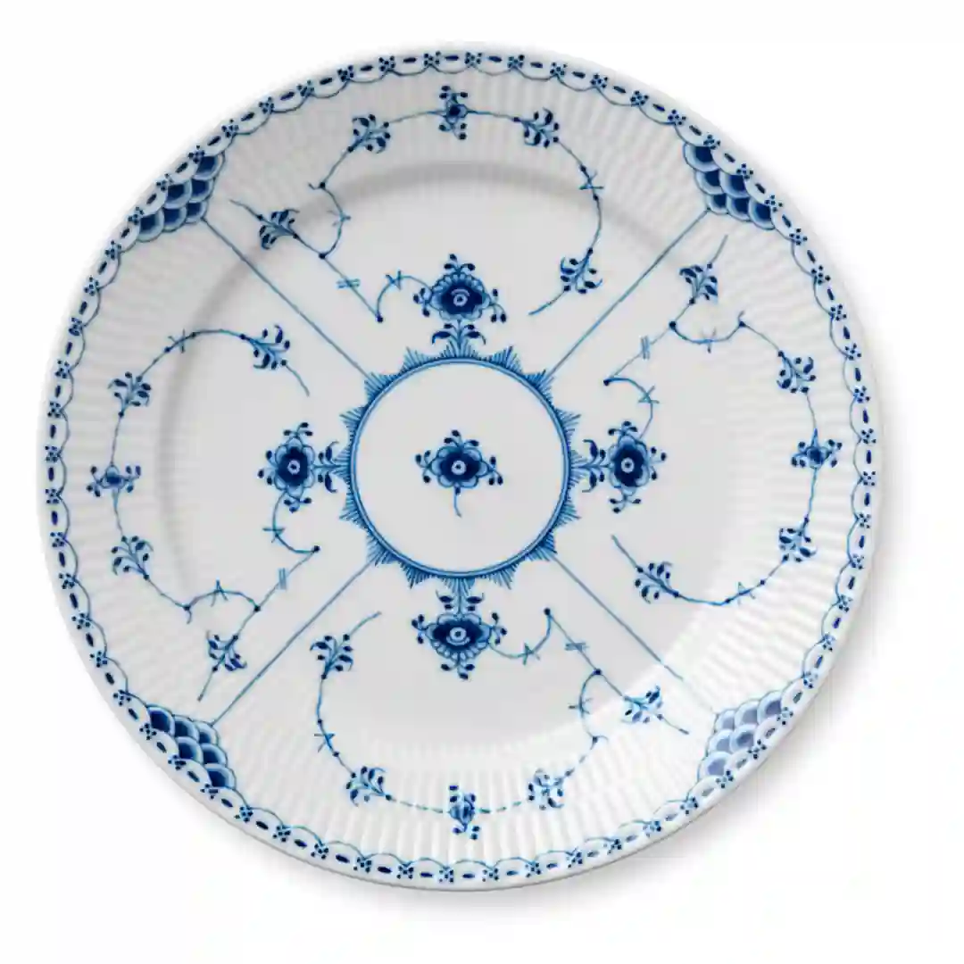 Tallerken Flad Musselmalet