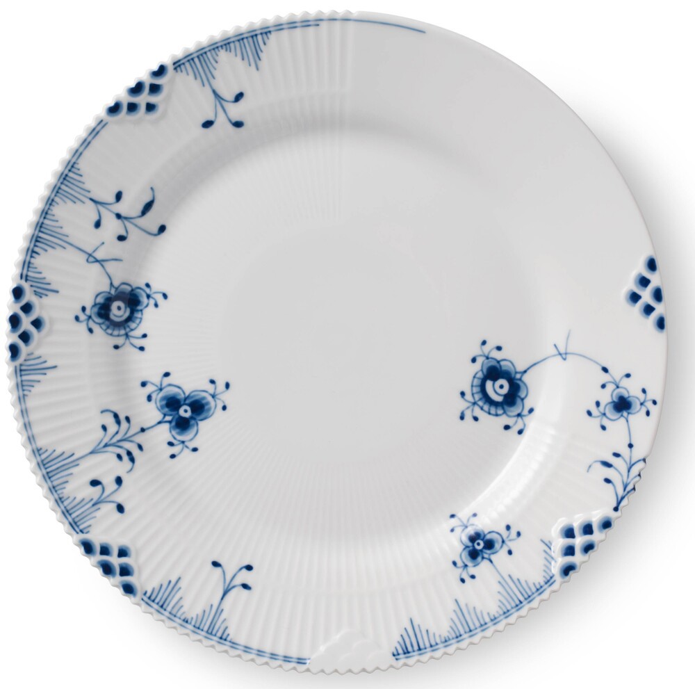 Tallerken Flad Blå Elements