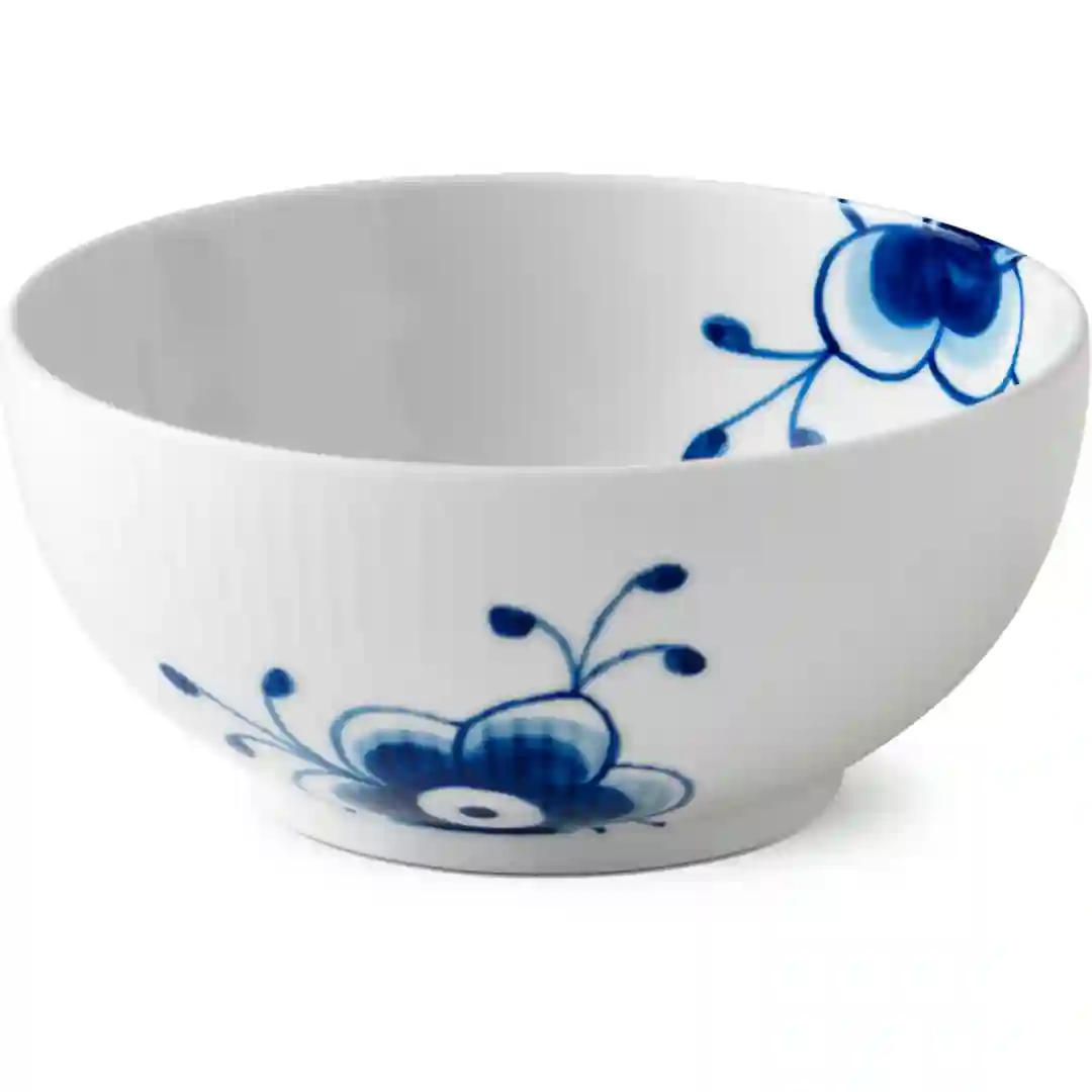 Skål Blå Mega Riflet