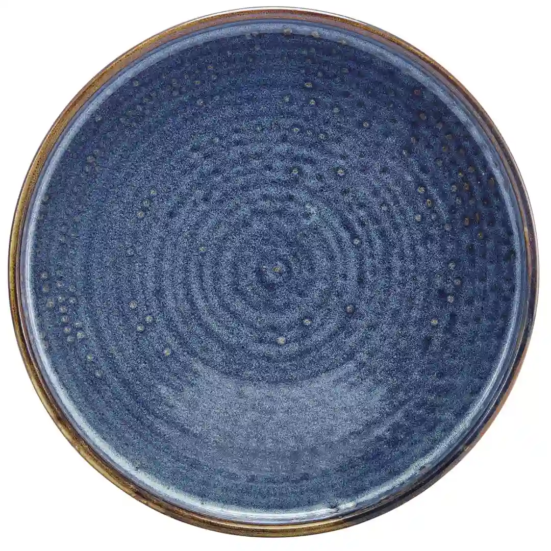 Tallerken Flad Terra Aqua