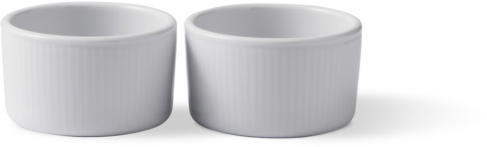 Skål 2-pak Blå Mega Riflet