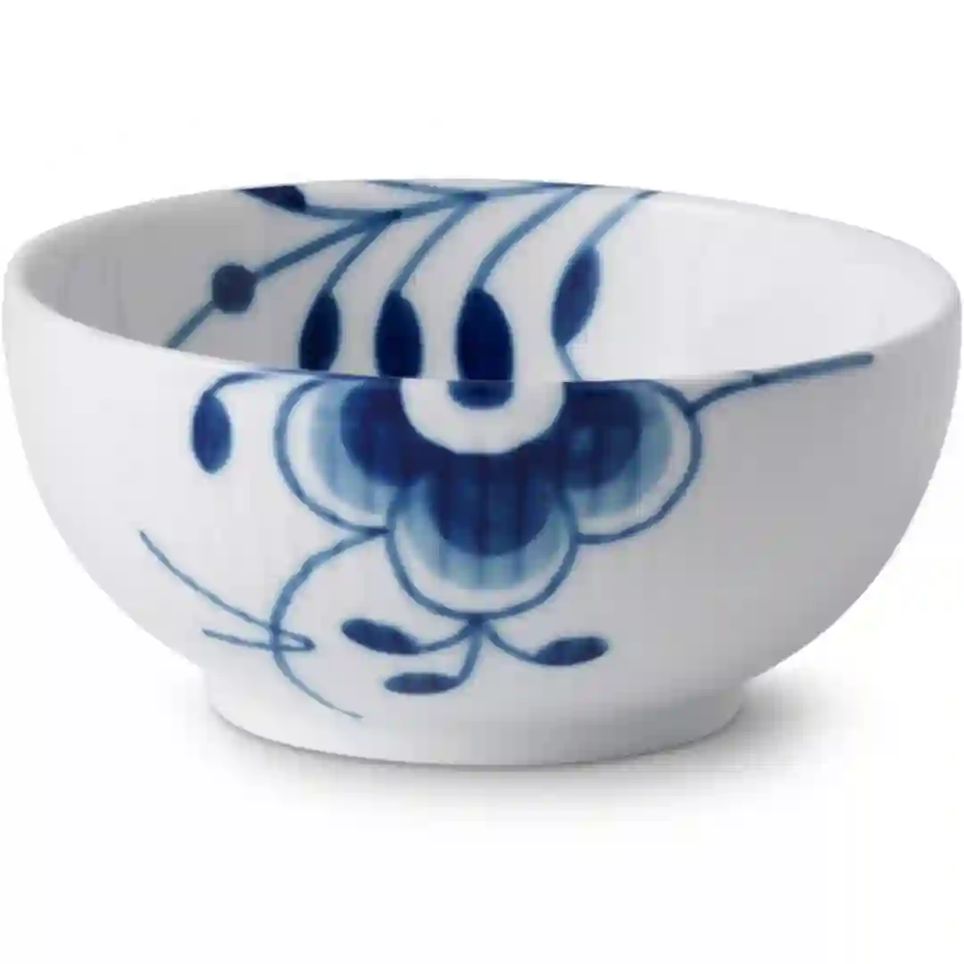 Skål Blå Mega Riflet