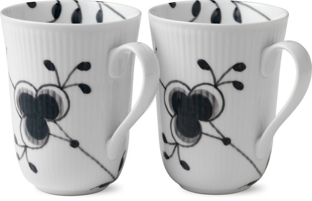 Krus 2-pak Sort Mega Riflet