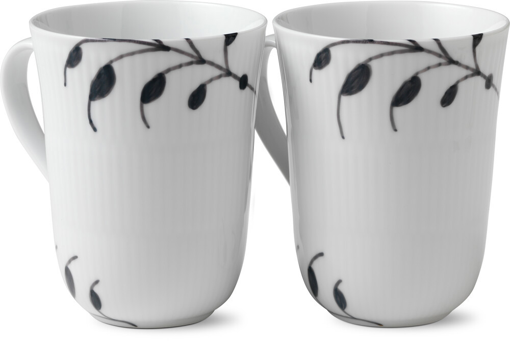 Krus 2-pak Sort Mega Riflet