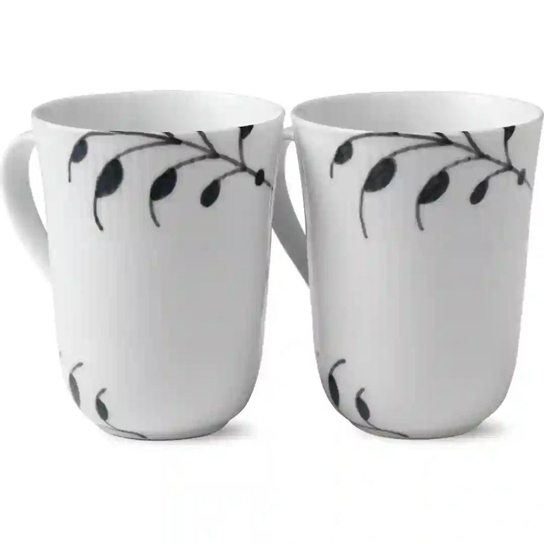 Krus 2-pak Sort Mega Riflet