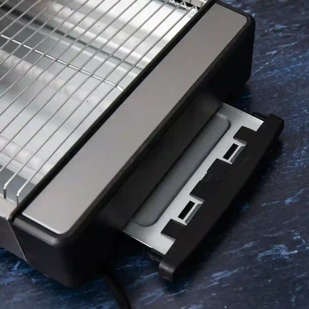 Brødrister 4 skiver Flad