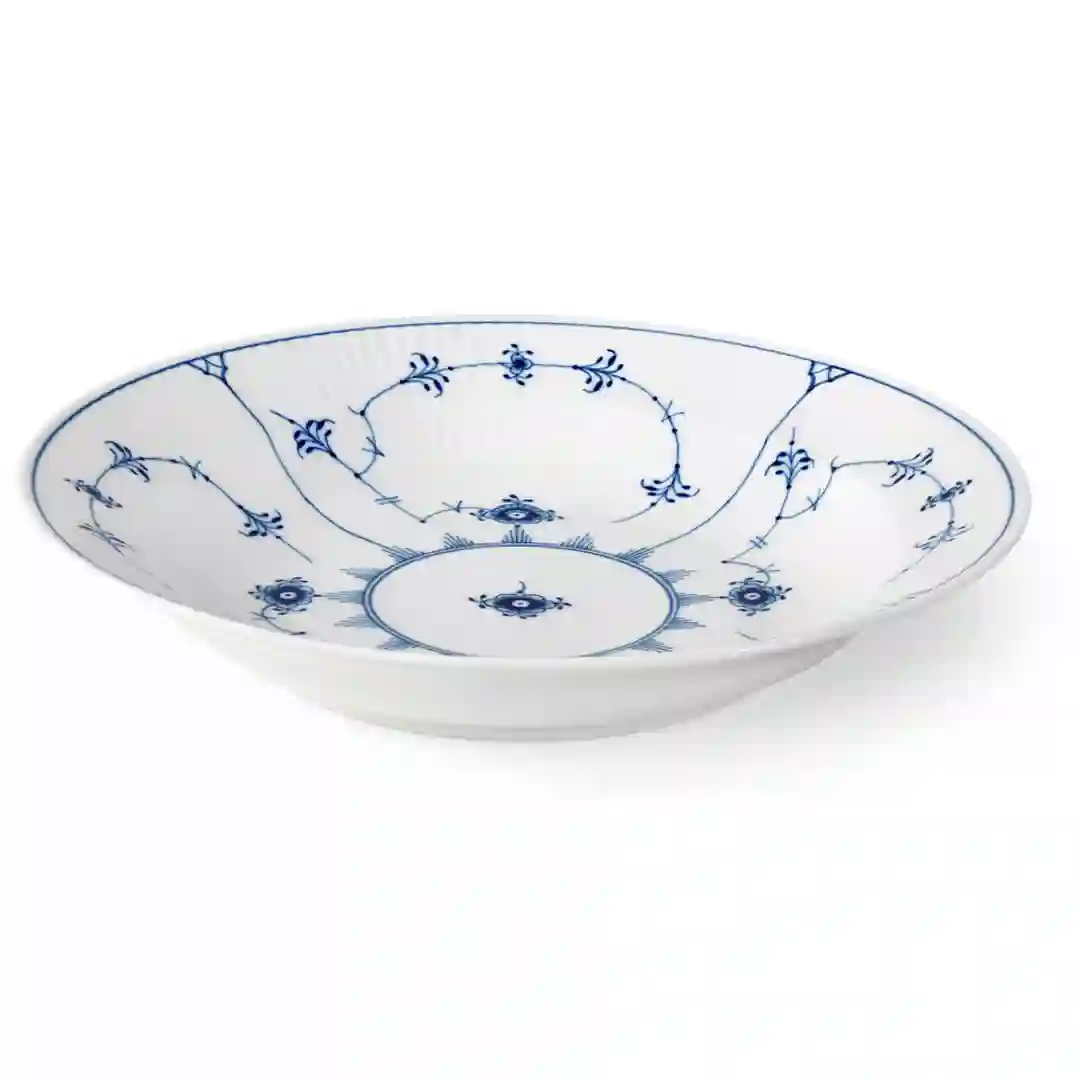 Tallerken Musselmalet Riflet