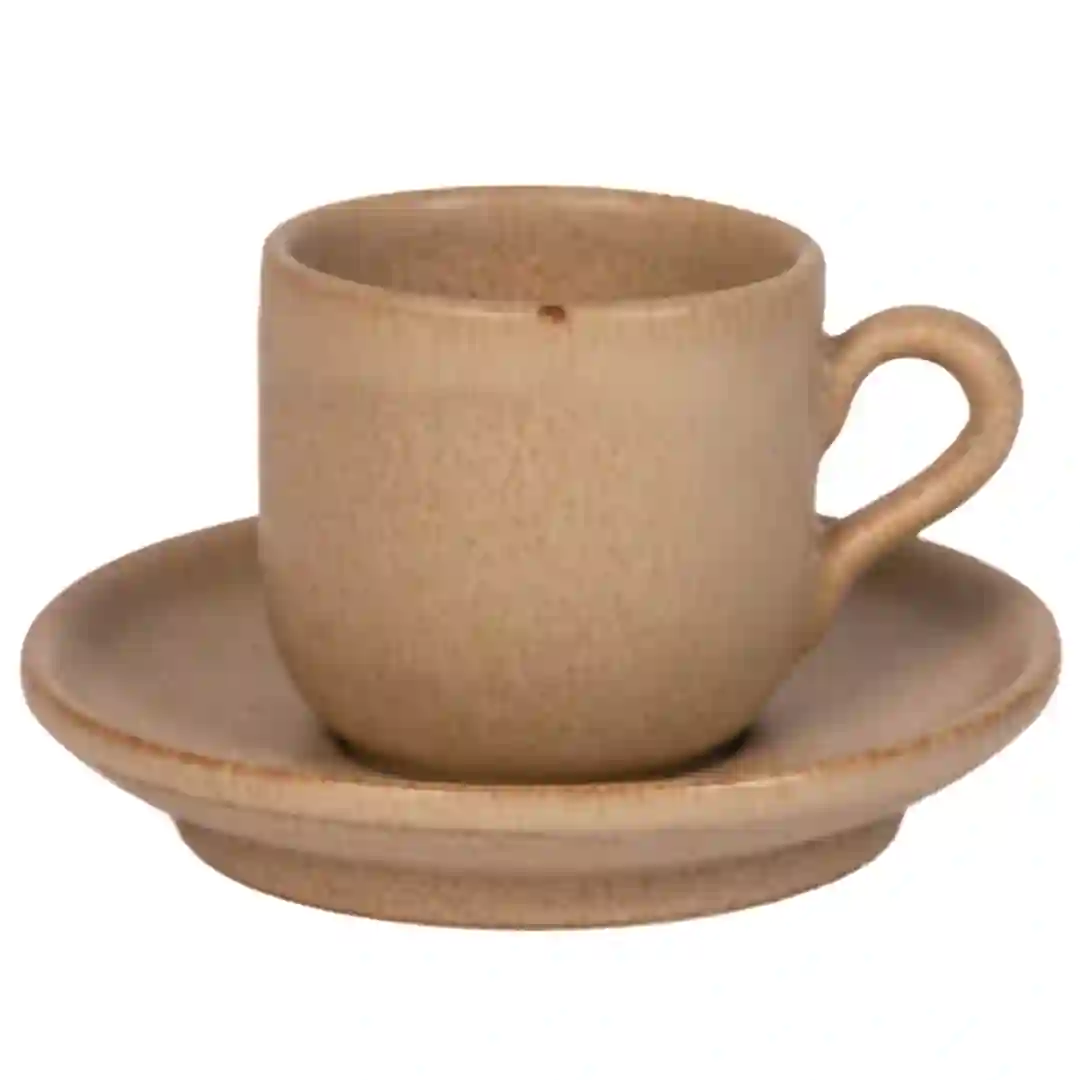 Espressokop m/underkop Sand