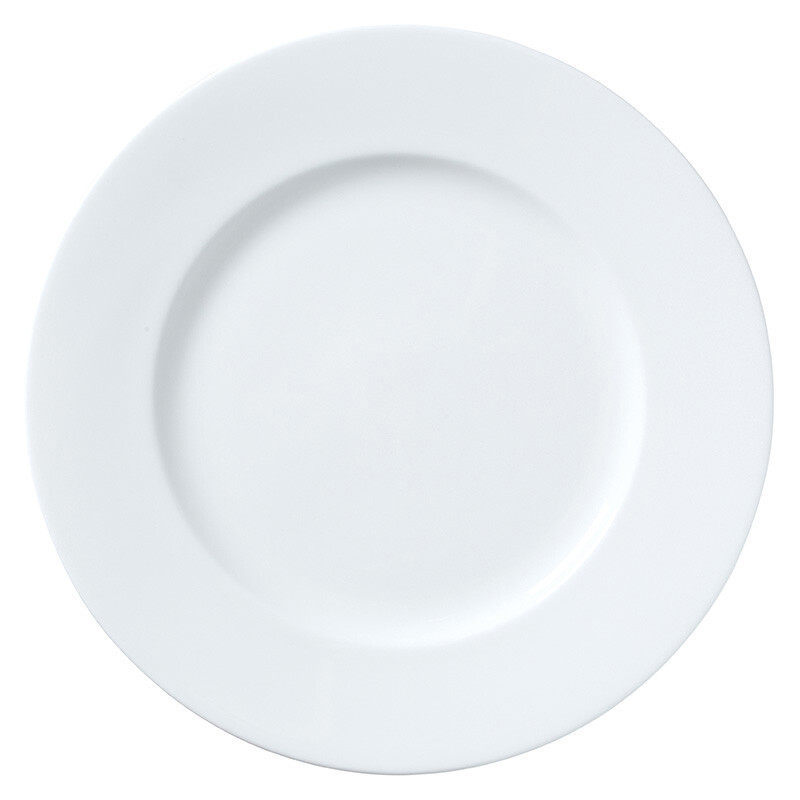 Tallerken Flad Classic White
