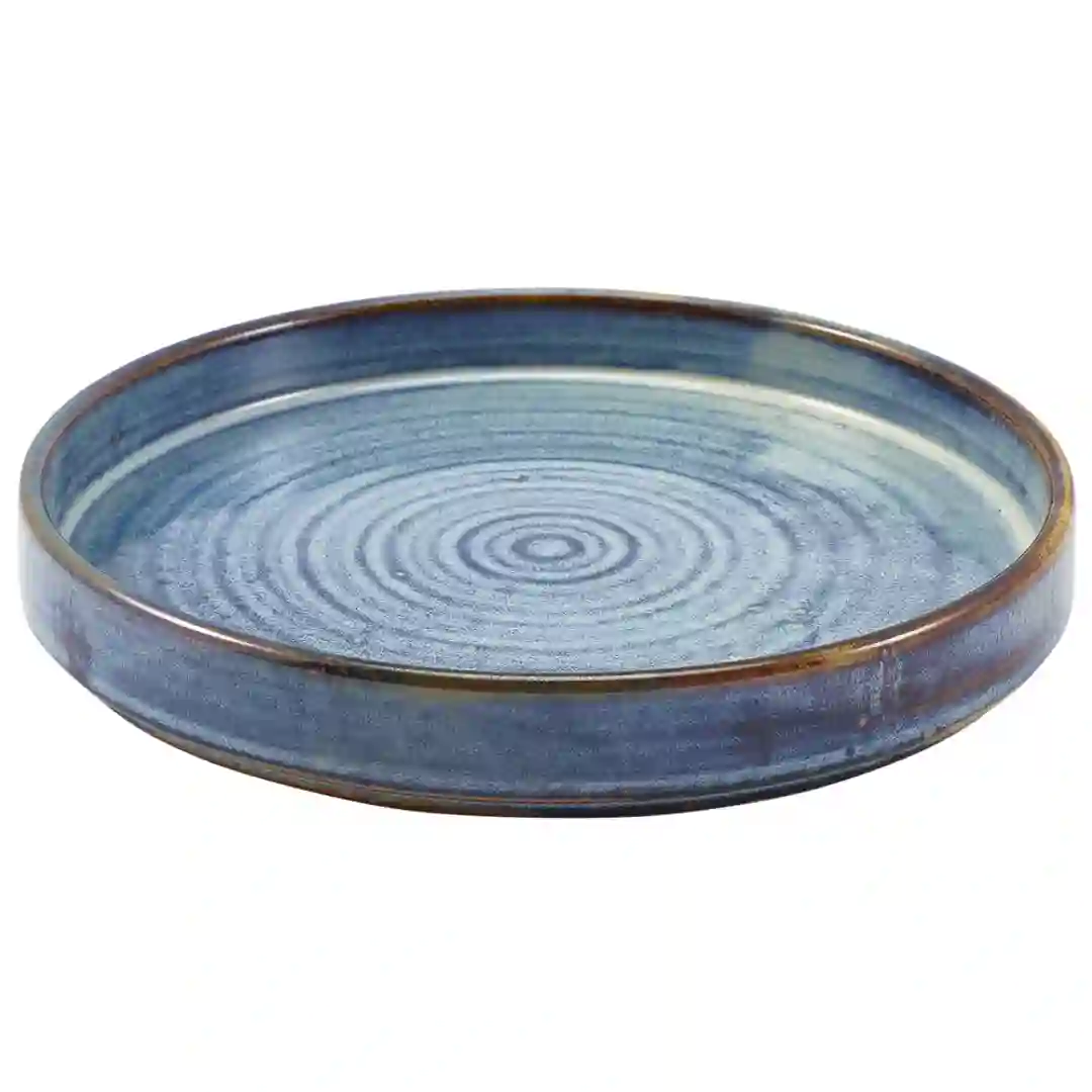 Tallerken Flad Terra Aqua