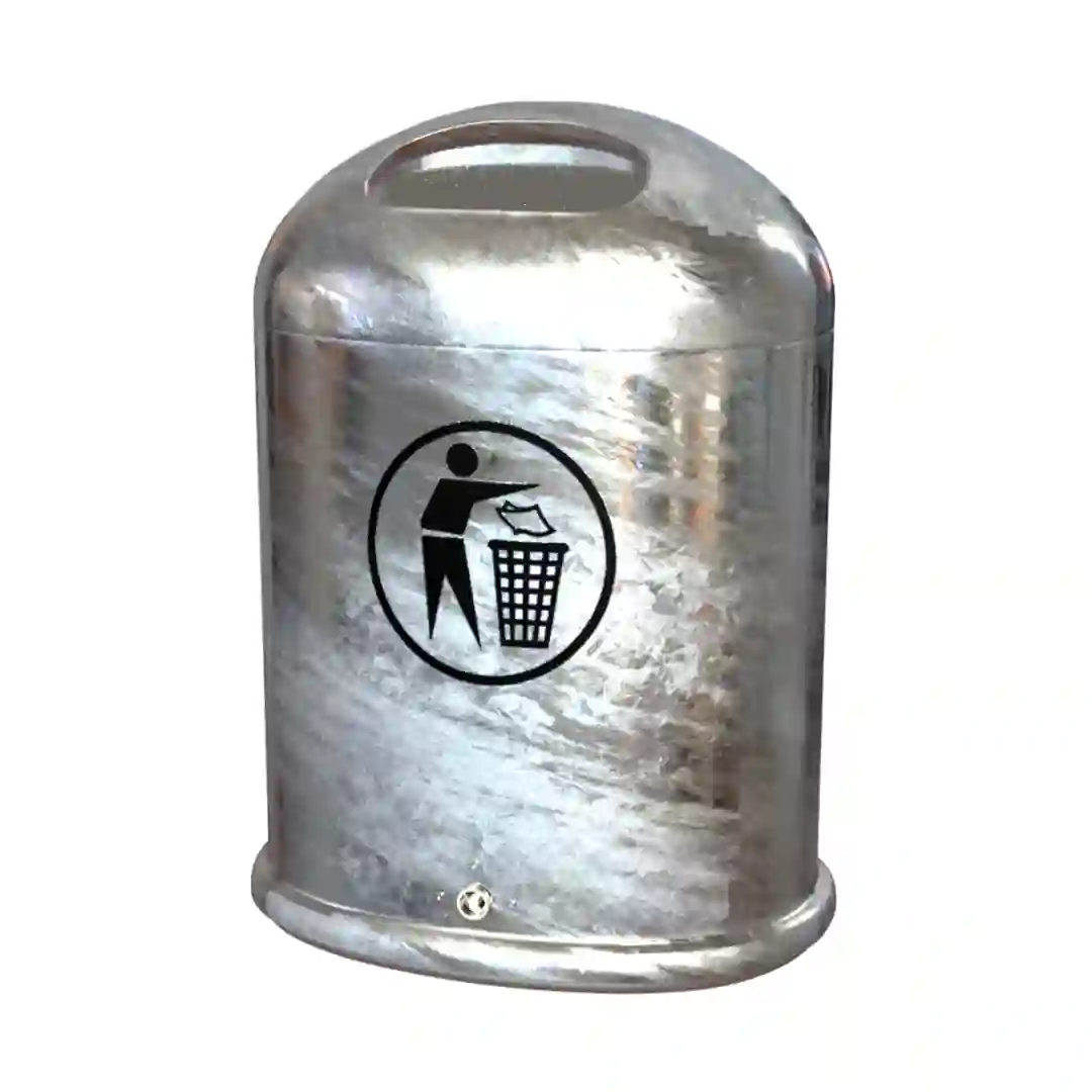 Affaldsbeholder m/fjederklap