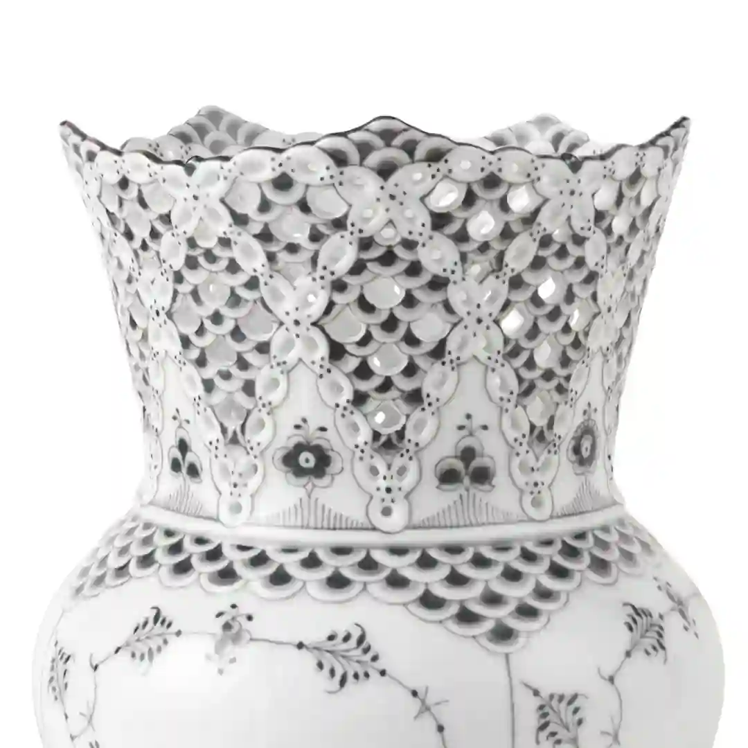 Vase Musselmalet Helblonde