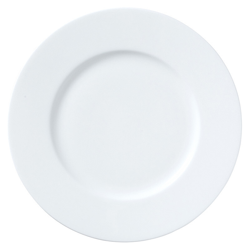 Tallerken Flad Classic White