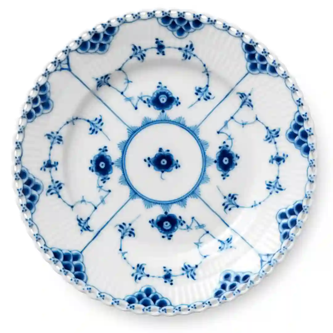 Tallerken Flad Musselmalet