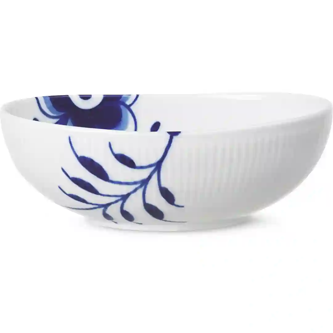 Skål Blå Mega Riflet