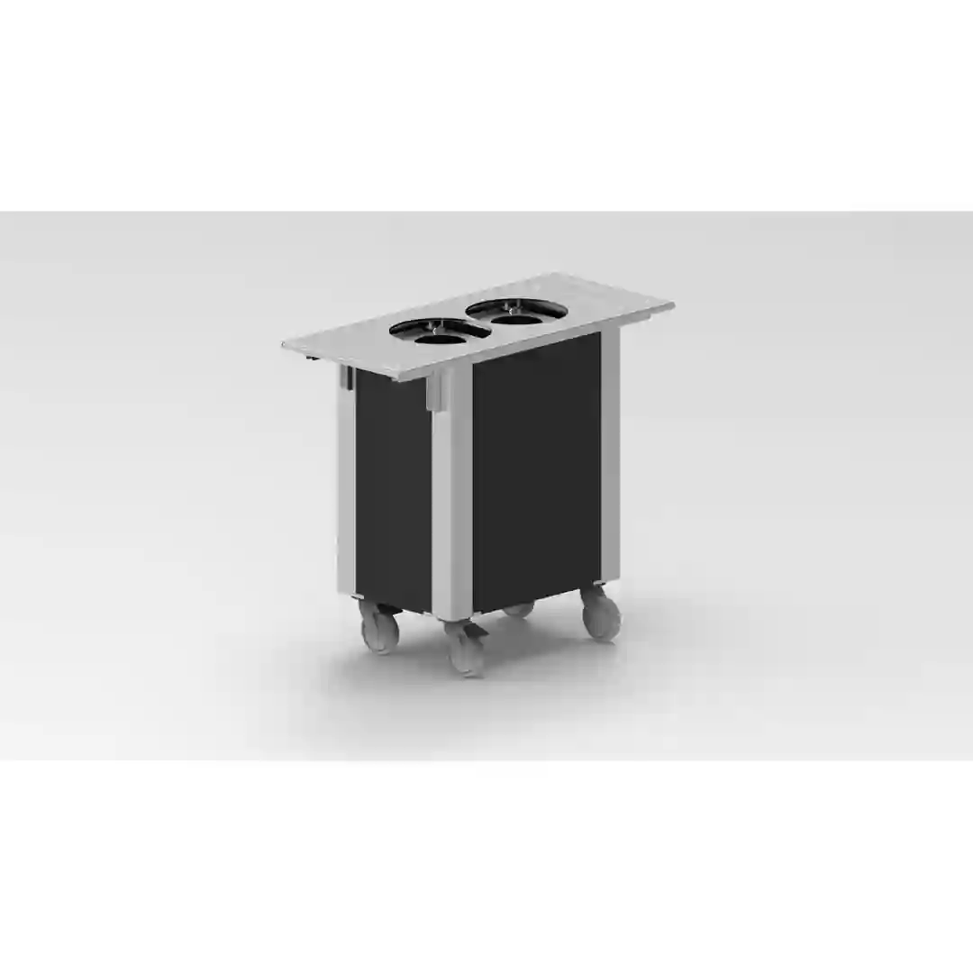 Tallerkendispenser 2 rør