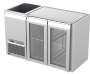 Køledisk 2 døre Bar