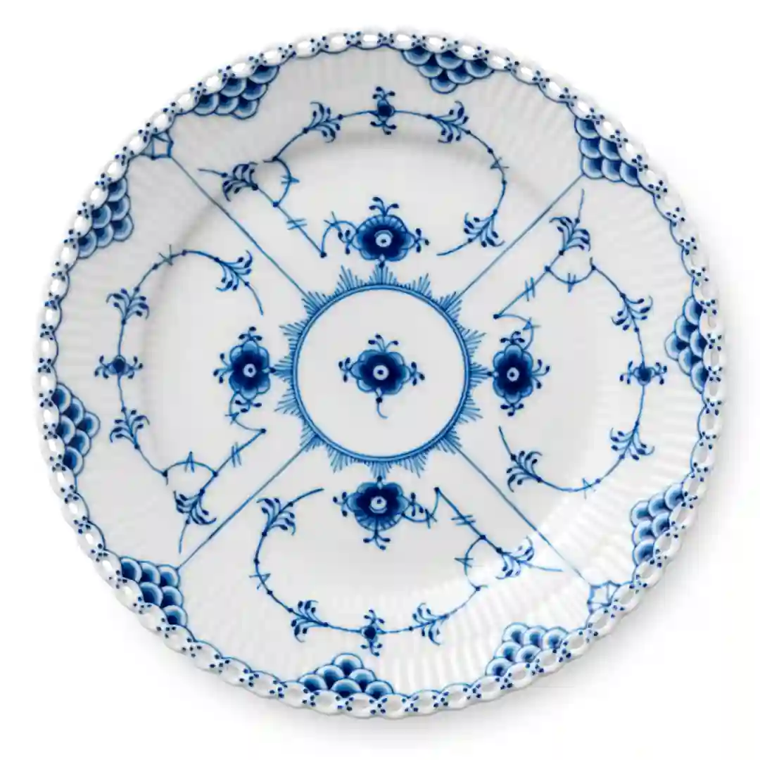 Tallerken Flad Musselmalet