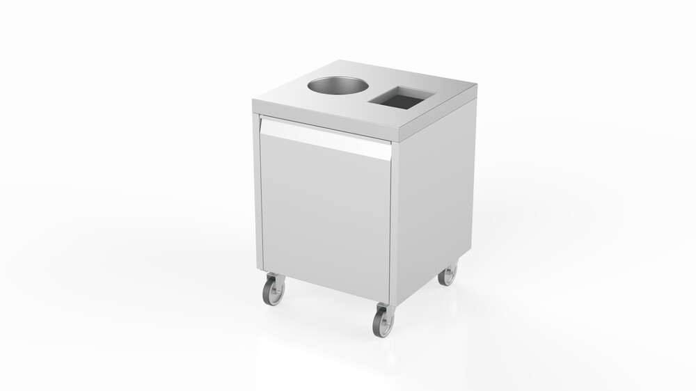 Affaldsvogn 2 huller