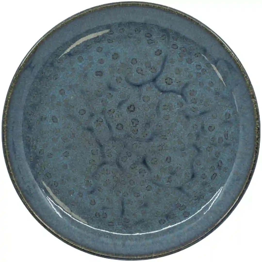 Tallerken Flad Blue