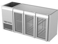 Køledisk 3 døre Bar