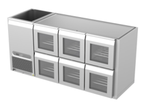 Køledisk 6 skuffer Bar