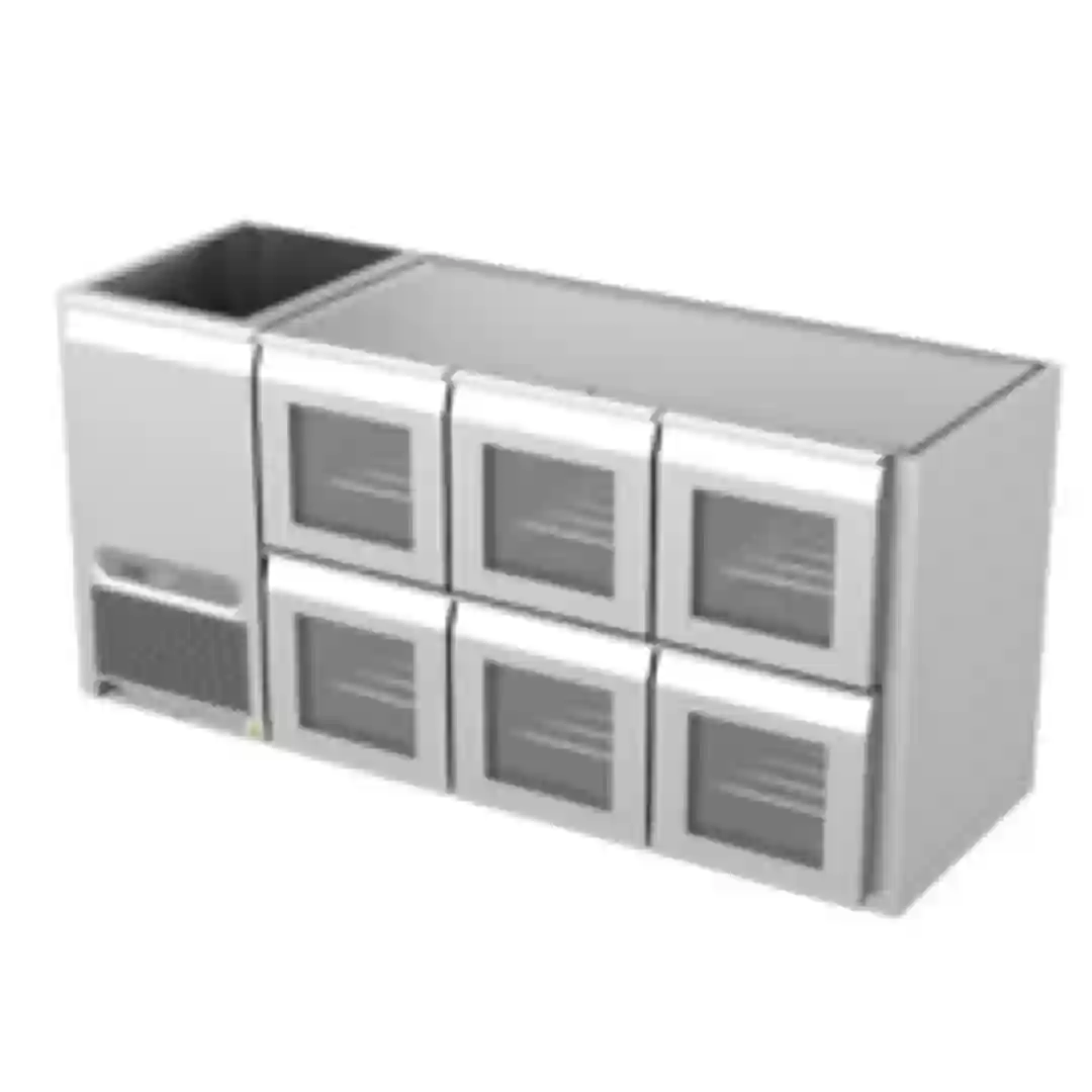 Køledisk 6 skuffer Bar