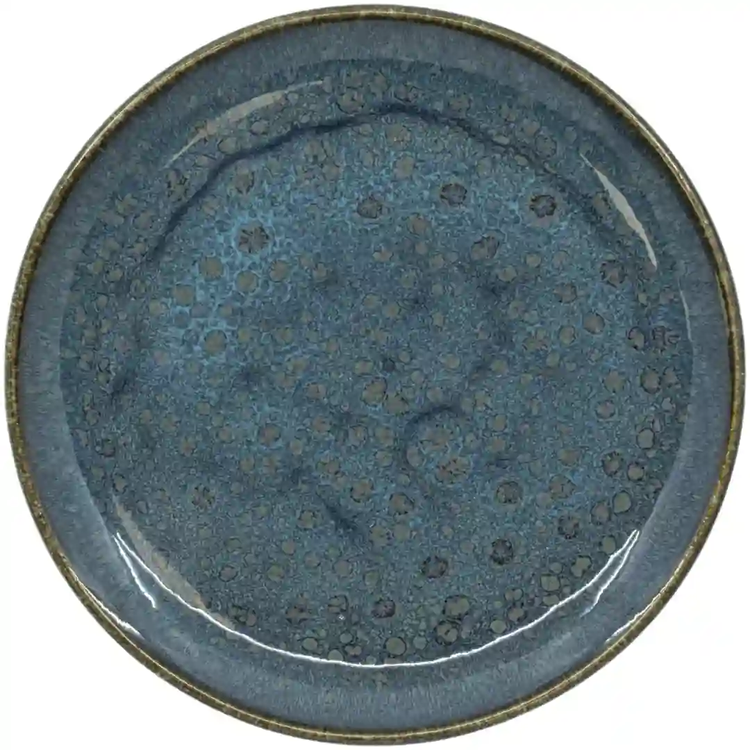 Tallerken Flad Blue