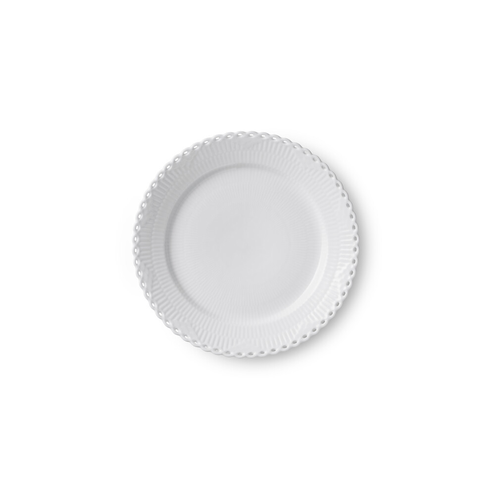 Tallerken Hvid Helblonde