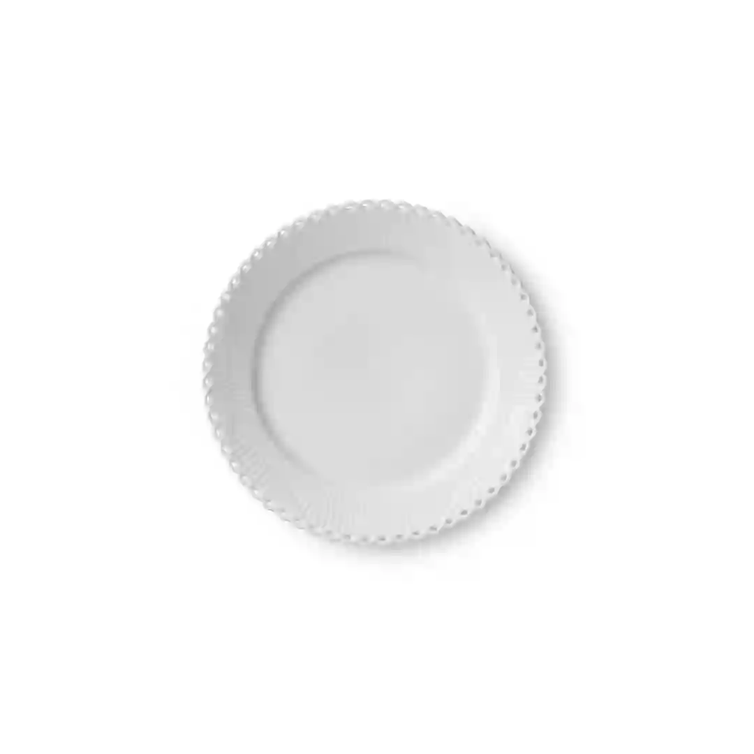 Tallerken Hvid Helblonde