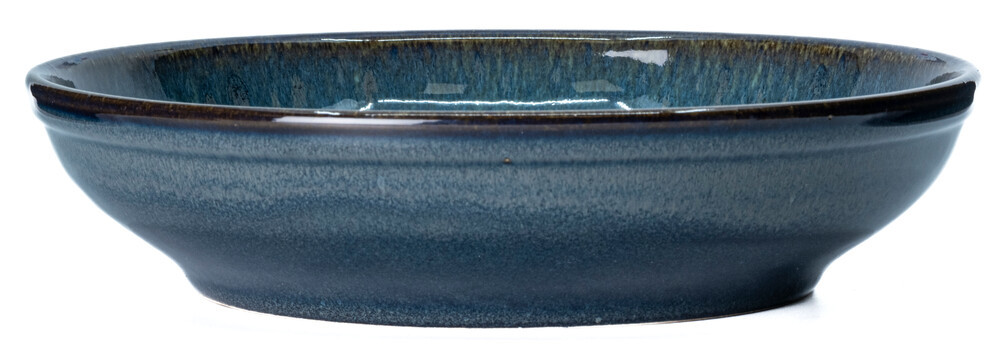 Tallerken Halvdyb Blue