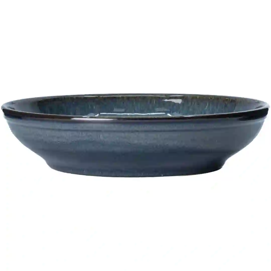 Tallerken Halvdyb Blue