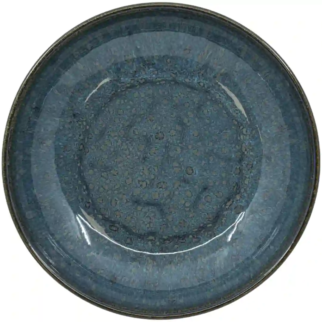 Tallerken Halvdyb Blue