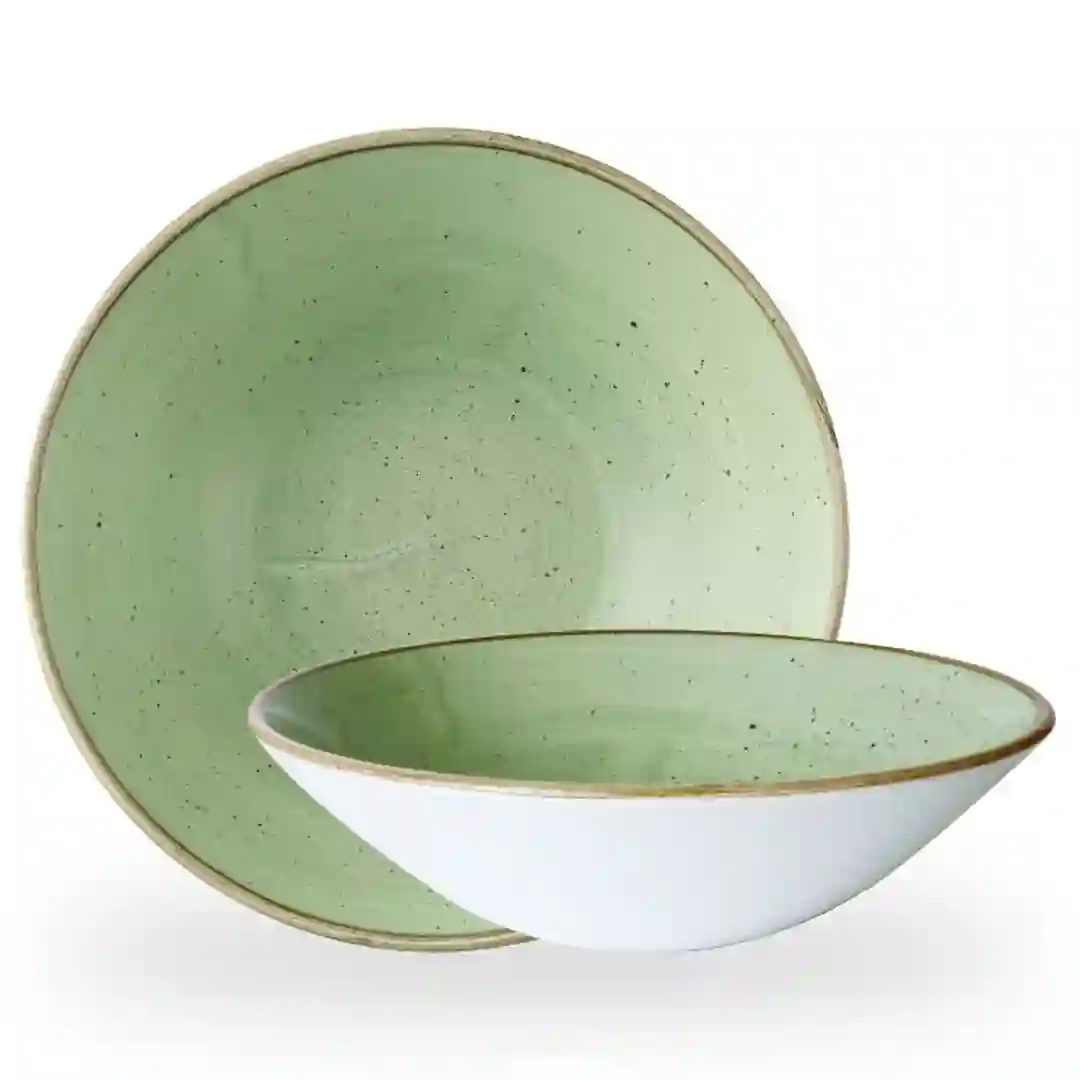 Tallerken Dyb Stonecast